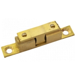 DOUBLE BALL CATCH 50mm POLISHED BRASS CA22E