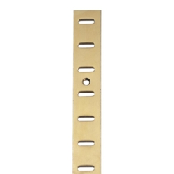 FLAT BOOKCASE STRIP FLUSH FIT ELECTRO BRASSED 283.00.500
