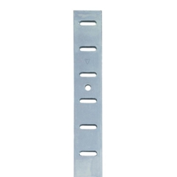 FLAT BOOKCASE STRIP FLUSH FIT 6FT BRIGHT ZINC 283.00.900
