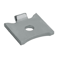 RAISED STUD FOR BOOKCASE STRIP BRIGHT ZINC 283.01.920