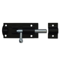 BLACK 923A TOWER BOLT 4" 923A0100BK