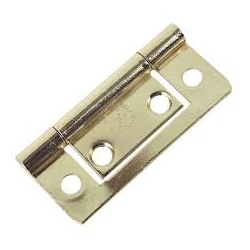 60mm No. 105 FLUSH HINGE ELECTRO BRASSED 105-0060EB