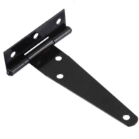 LIGHT TEE HINGES No. 121A BLACK 6" 121A0150BK