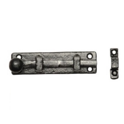KIRKPATRICK 1131 4" / 100mm STRAIGHT BOLT ANTIQUE BLACK