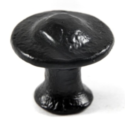 KIRKPATRICK 1135 1" / 25mm CUPBOARD KNOB ANTIQUE BLACK