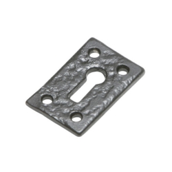 KIRKPATRICK 1502 MORTICE KEY ESCUTCHEON ANTIQUE BLACK