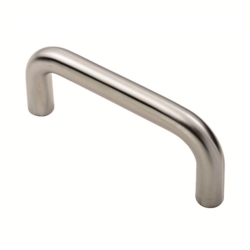 ALUMINIUM REAR FIX PULL HANDLE SAA 150 x 19mm