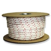 RED SPOT BLEACHED COTTON SASH CORD 6mm 100 METRE REEL THD295