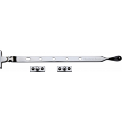 BALL / BULB END 12" CASEMENT STAY POLISHED CHROME V992-12PC