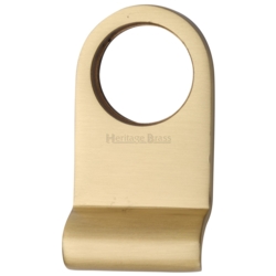 HERITAGE BRASS RIM CYLINDER PULL SATIN BRASS V930-SB