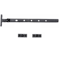 SMOOTH BLACK IRON CASEMENT STAY 12" FB680-305