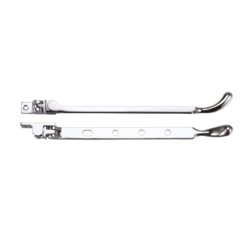 BULB END CASEMENT STAY 10" 254mm POLISHED CHROME FB101CP