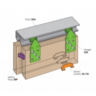 HENDERSON DOUBLE TOP 1200MM 2 DOOR KIT  W12