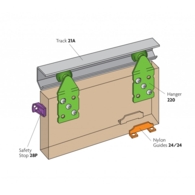 HENDERSON SINGLE TOP FOR 750mm DOOR