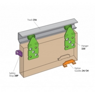 HENDERSON SINGLE TOP FOR 900mm DOOR