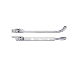 BULB END CASEMENT STAY 8" 203mm SATIN CHROME FB100SC