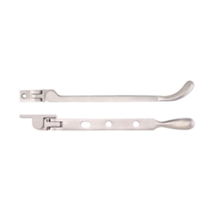 BULB END CASEMENT STAY 8" 203mm SATIN NICKEL FB100PVDSN