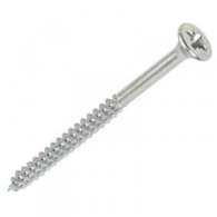 TWINTHREAD WOODSCREW CSK POZI 8 X 2 1/4"  8x55mm  BZP