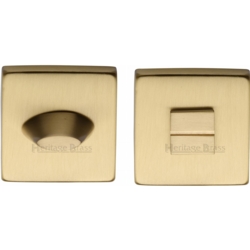SQUARE TURN & RELEASE SATIN BRASS CONTEMPORARY SQ4035-SB