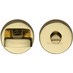ROUND TURN & RELEASE POLISHED BRASS 35mm V1018-PB