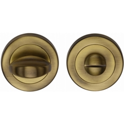 ROUND TURN & RELEASE ANTIQUE BRASS V0678-AT