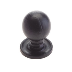 ROUND 33mm CUPBOARD KNOB BLACK