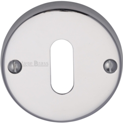 MORTICE KEY ESCUTCHEON 45mm POLISHED CHROME V1014-PC
