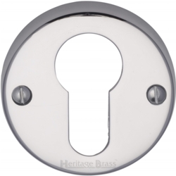 EURO PROFILE ESCUTCHEON 45mm POLISHED CHROME V1022-PC