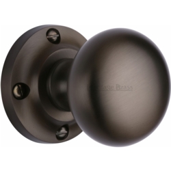 VICTORIA MORTICE KNOB SET MATT BRONZE V980-MB