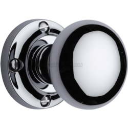 VICTORIA MORTICE KNOB SET POLISHED CHROME V980-PC