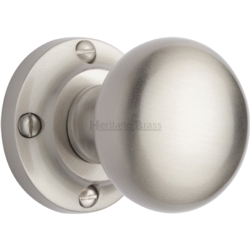 VICTORIA MORTICE KNOB SET SATIN NICKEL V980-SN