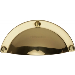 BANKER'S DRAWER PULL POLISHED BRASS C1700-PB