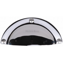 BANKER'S DRAWER PULL POLISHED CHROME C1700-PC