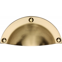 BANKER'S DRAWER PULL SATIN BRASS C1700-SB