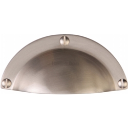 BANKER'S DRAWER PULL SATIN NICKEL C1700-SN