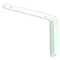 MITRED SHELF BRACKET 200 x 200mm WHITE