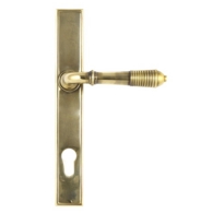Reeded espagnolette door handle