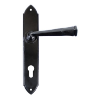 Gothic espagnolette door handle