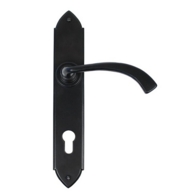 Gothic Curved espagnolette door handle