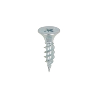 TWINTHREAD WOODSCREW CSK POZI 10 X 3/4"  5x20mm  BZP