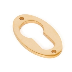 EURO PROFILE ESCUTCHEON PB UNLACQUERED BRASS 83815