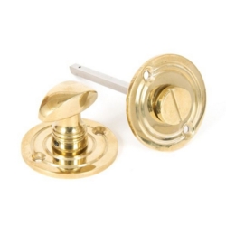 ROUND BATHROOM THUMBTURN UNLACQUERED BRASS 83825