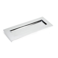 SMALL LETTER PLATE POLISHED CHROME 33062