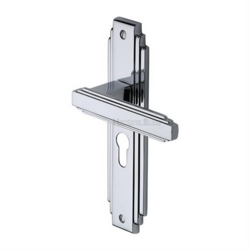 ASTORIA E/P LEVER ON PLATE POLISHED CHROME