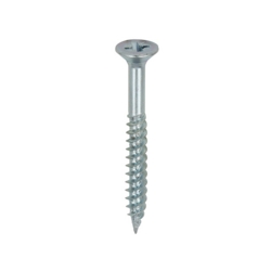 TWINTHREAD WOODSCREW CSK POZI 8 X 1 1/2"  4x40mm  BZP