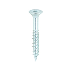 TWINTHREAD WOODSCREW CSK POZI 8 X 1 1/4"  4x30mm  BZP