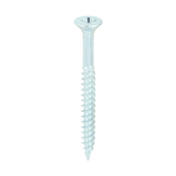 TWINTHREAD WOODSCREW CSK POZI 8 X 1 3/4"  4x45mm  BZP