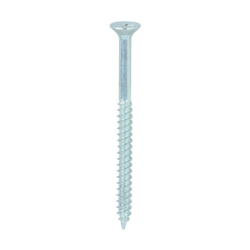TWINTHREAD WOODSCREW CSK POZI 8 X 2 1/4"  4x55mm  BZP