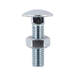 COACHBOLT & NUT M8x30mm BZP