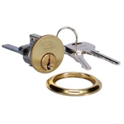 YALE 1109 RIM CYLINDER POLISHED BRASS